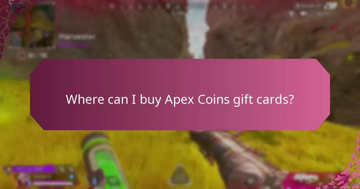 Where can I buy Apex Coins gift cards?